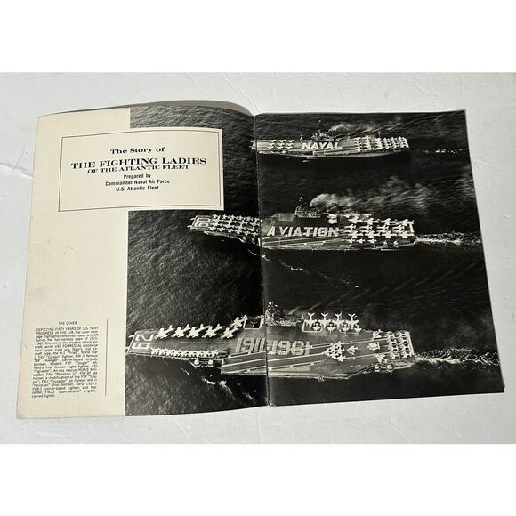 Air Power at Sea, Naval Force Atlantic Fleet, 50th Ann Naval Air‎ Lot Of 2 Navy - Picture 5 of 12